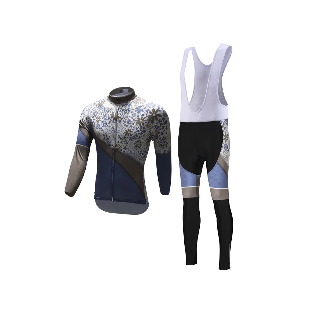

Cycling Jersey Set Long Sleeve Men Bike Clothings Quick Dry Bike jersey Wear MTB Maillot Ropa Ciclismo with Gel Pad