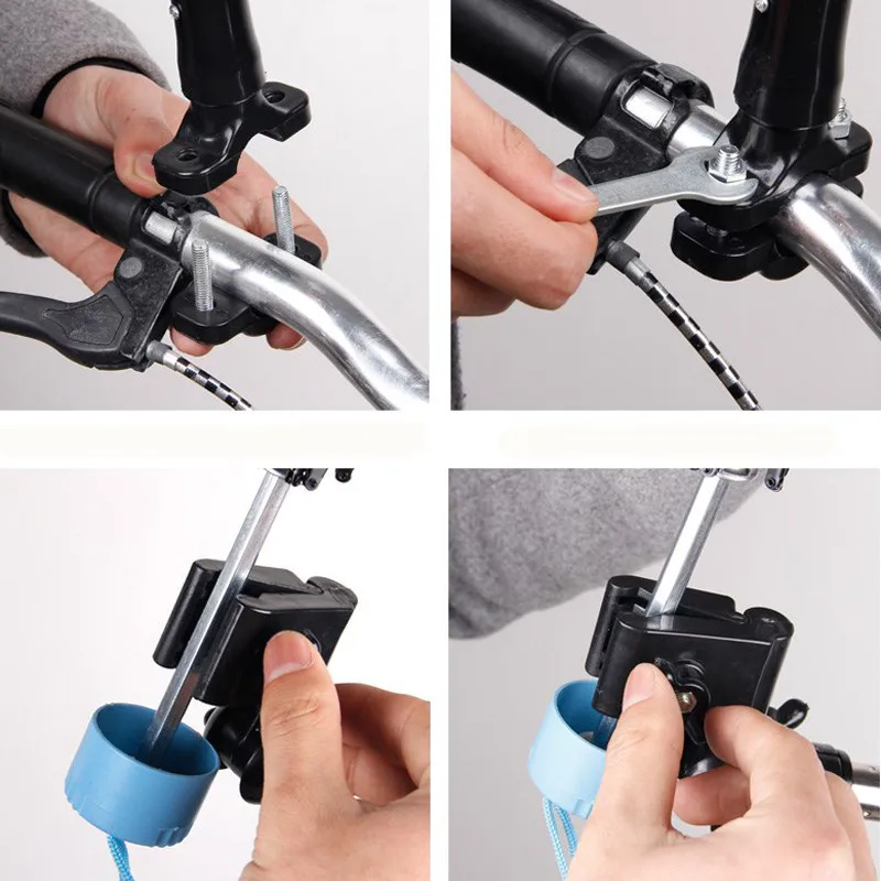 Угол вращения кресло-коляска велосипедный Зонт разъем детскую коляску подставка для зонта зонтик из нержавеющей стали стенд s2