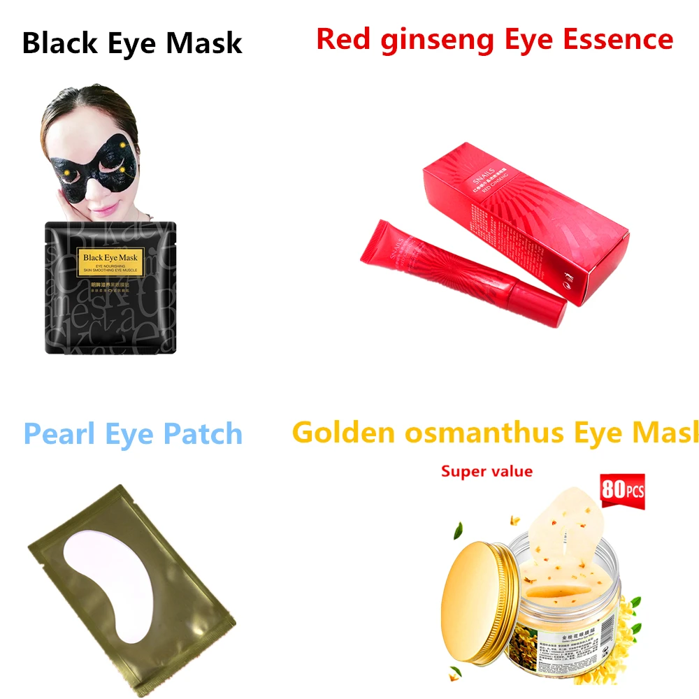 80 шт. Osmanthus Женская кристальная маска для век против морщин кристаллическая коллагеновая маска для глаз удаляет черные темные круги