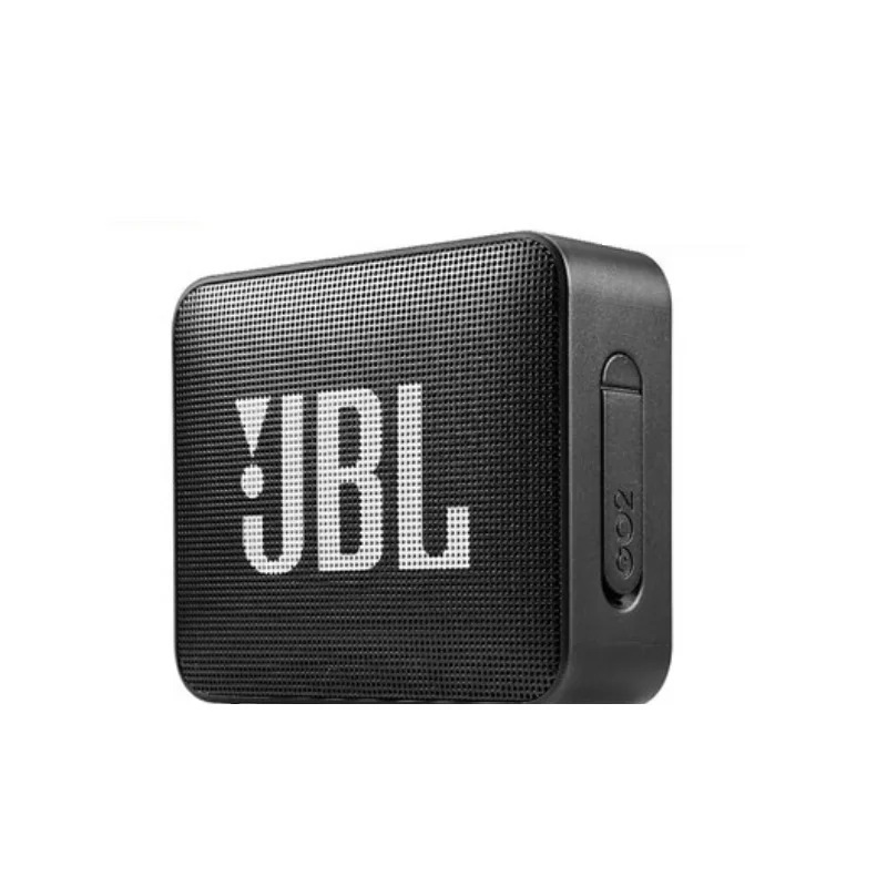 JBL Go 2 Мини Портативный беспроводной IPX7 водонепроницаемый Bluetooth динамик с сабвуфером бас-эффект - Цвет: Черный