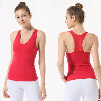 

2019 Women Letter Strap Close Fitting Gym Tank Top High Elasticity Sports Clothing Running Yoga Jogging Fitness Vest