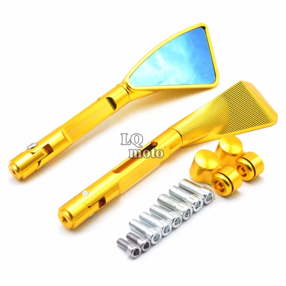 

1Pair Universal Motorcycle Backup CNC Rearview Mirrors motorcycle accessories motorcycle mirror for  honda-cr250 yamaha wr450f