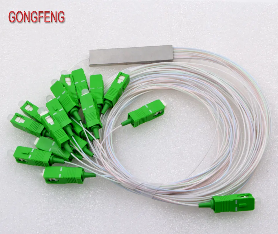 

GONGFENG 10pcs NEW Connector Steel Tube 0.9mm1:16 PLC Blockless SC/APC Optic Fiber Differential Splitter Special Wholesale