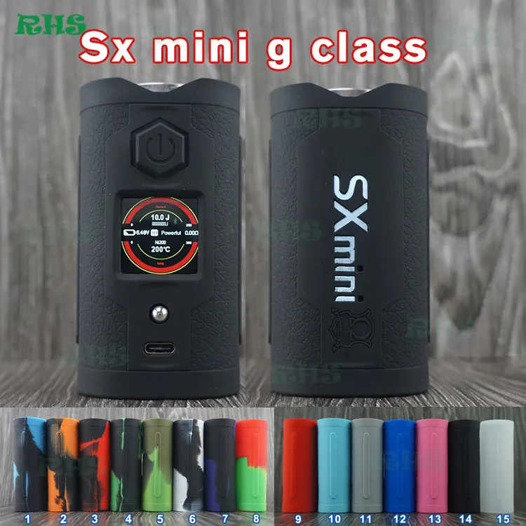 

2017 new box mod Sx Mini g Class Watt Temp Control silicone case for Sx Mini g Class box mod hot selling silicone case