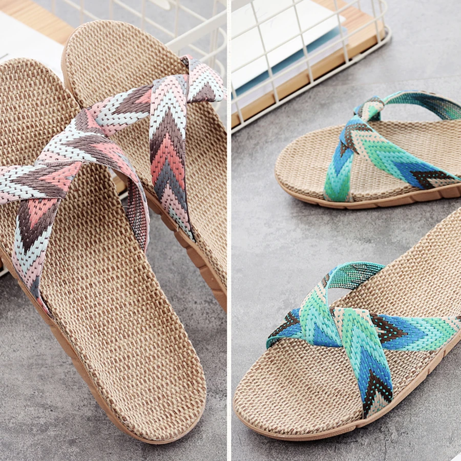 LCIZRONG الصيف 13 ألوان الكتان المنزل النعال النساء 35-45 حجم كبير الصفع شاطئ الوجه يتخبط عدم الانزلاق للجنسين الأسرة النعال LCIZRONG الصيف 13 ألوان الكتان المنزل النعال النساء 35-45 حجم كبير الصفع شاطئ الوجه يتخبط عدم الانزلاق للجنسين الأسرة النعال