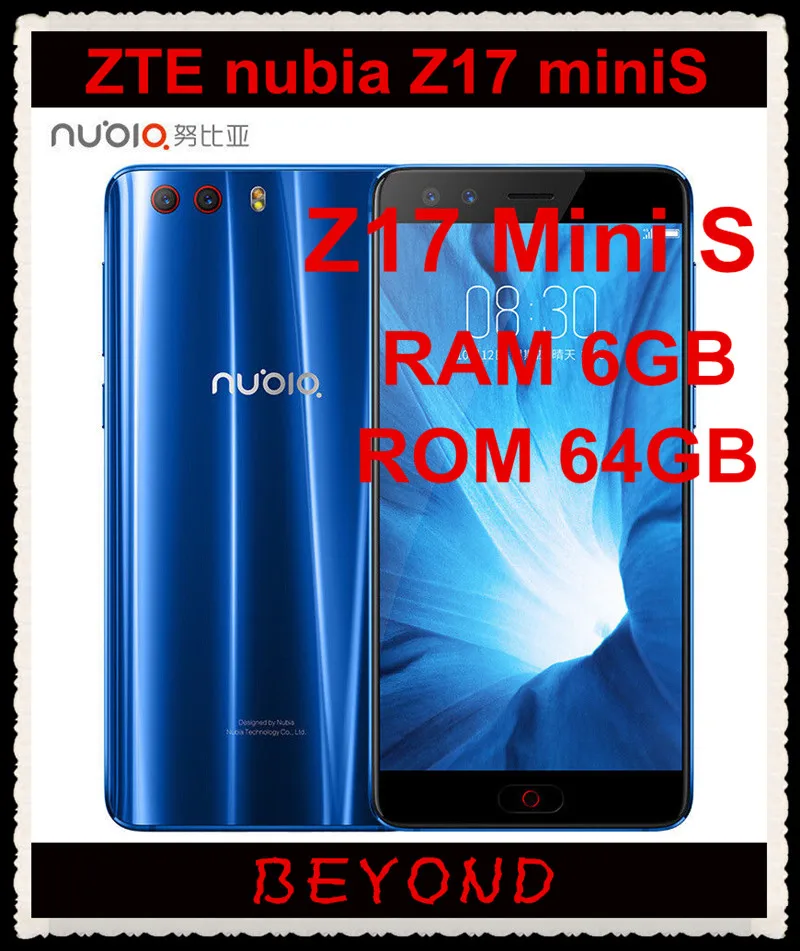 Global Firmware ZTE Nubia Z17 Mini S MiniS NX589J 6G RAM