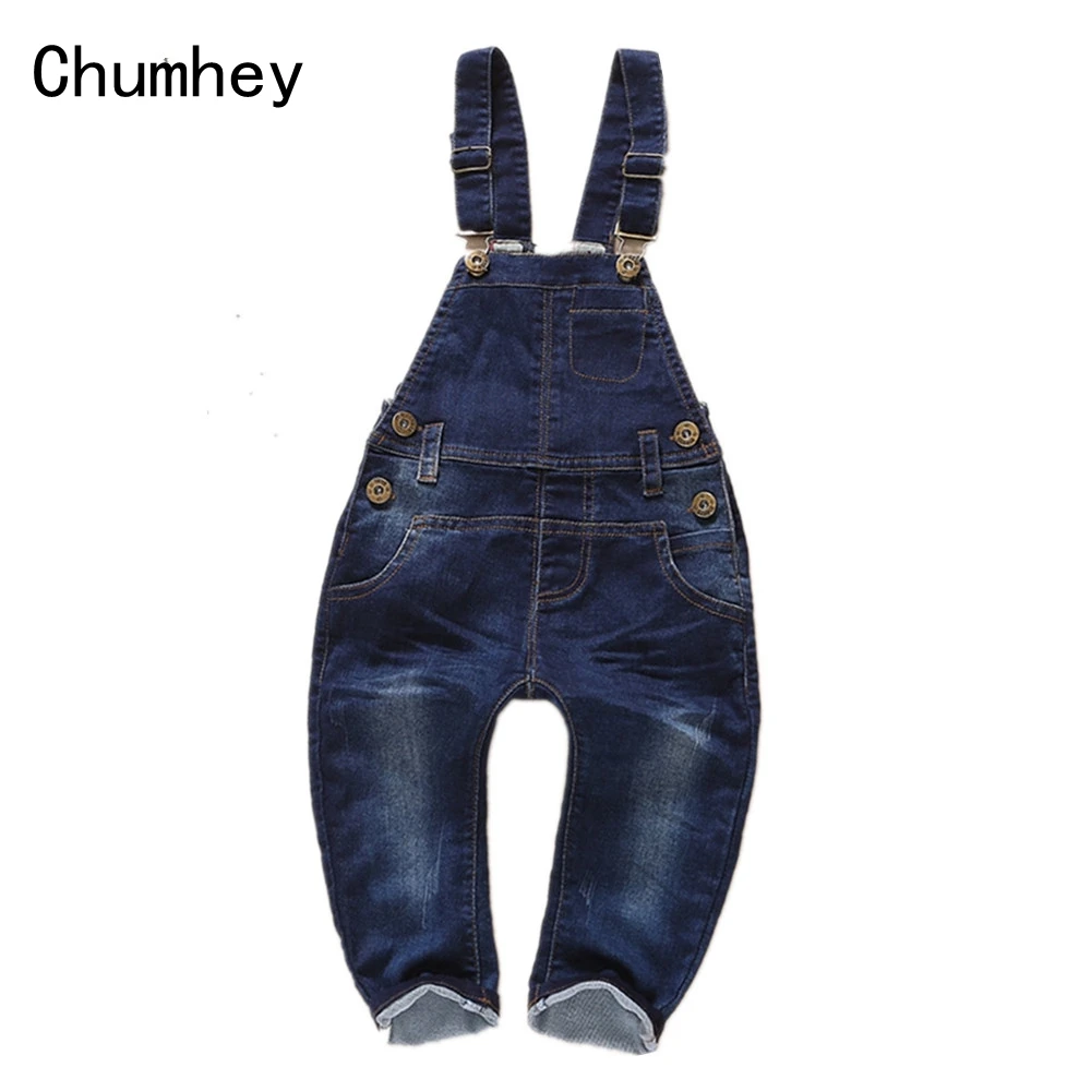 Baby Rompers Jeans Bib Overalls Spring Girls Boys Denim Jumpsuit Cotton