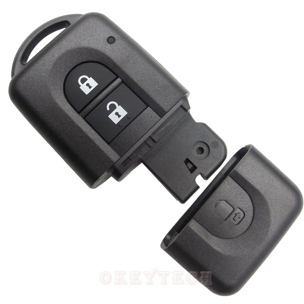 Корпус ключа дистанционного управления с 2 кнопками для Nissan Micra Xtrail Qashqai Juke Duke