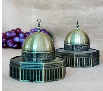 

Set Factory spot electroplating rust-proof Jerusalem dome tourist crafts city alloy large room world famous landmark