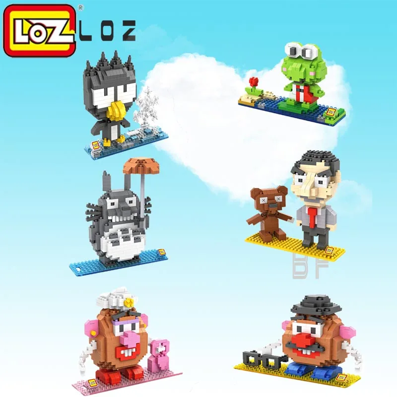 

LOZ block Diamond Model Building Blocks toys technic Nanoblock Action Figure Toys Christmas Quiz gift toys For Children