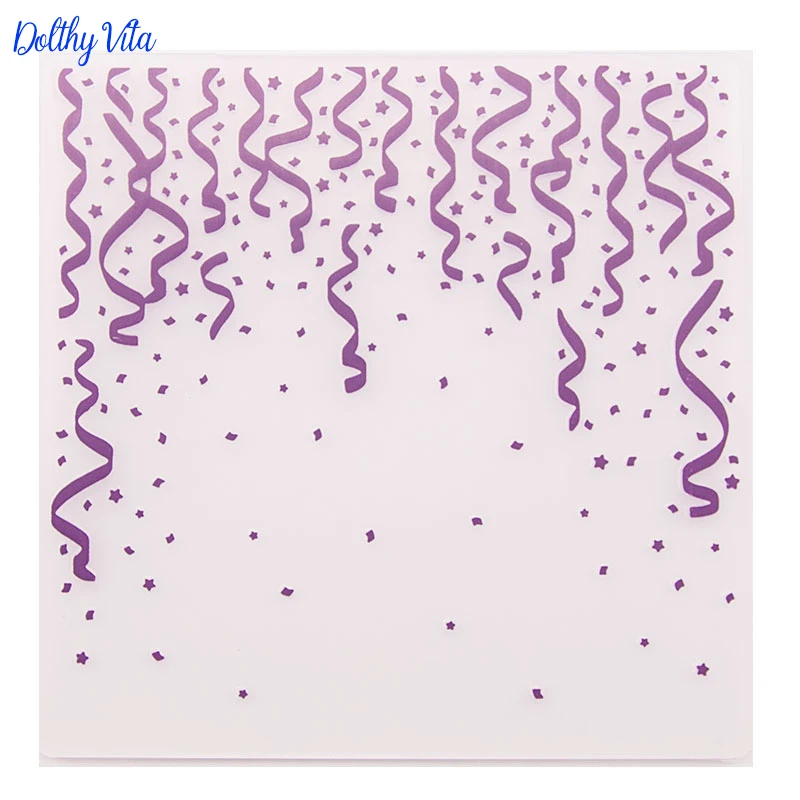 

Plastic Embossing Folders Card Template for DIY Scrapbooking wedding photo ablum Making Supplies 15*15cm