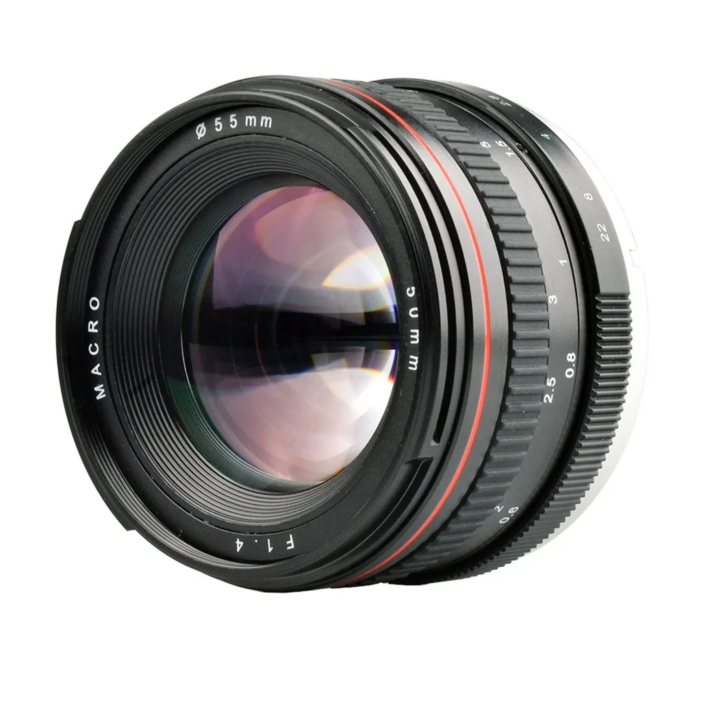 

2019 New Professional 50MM F1.4 Manual Focus Portrait Lens Camera Lens For Nikon SLR less chromatic aberration