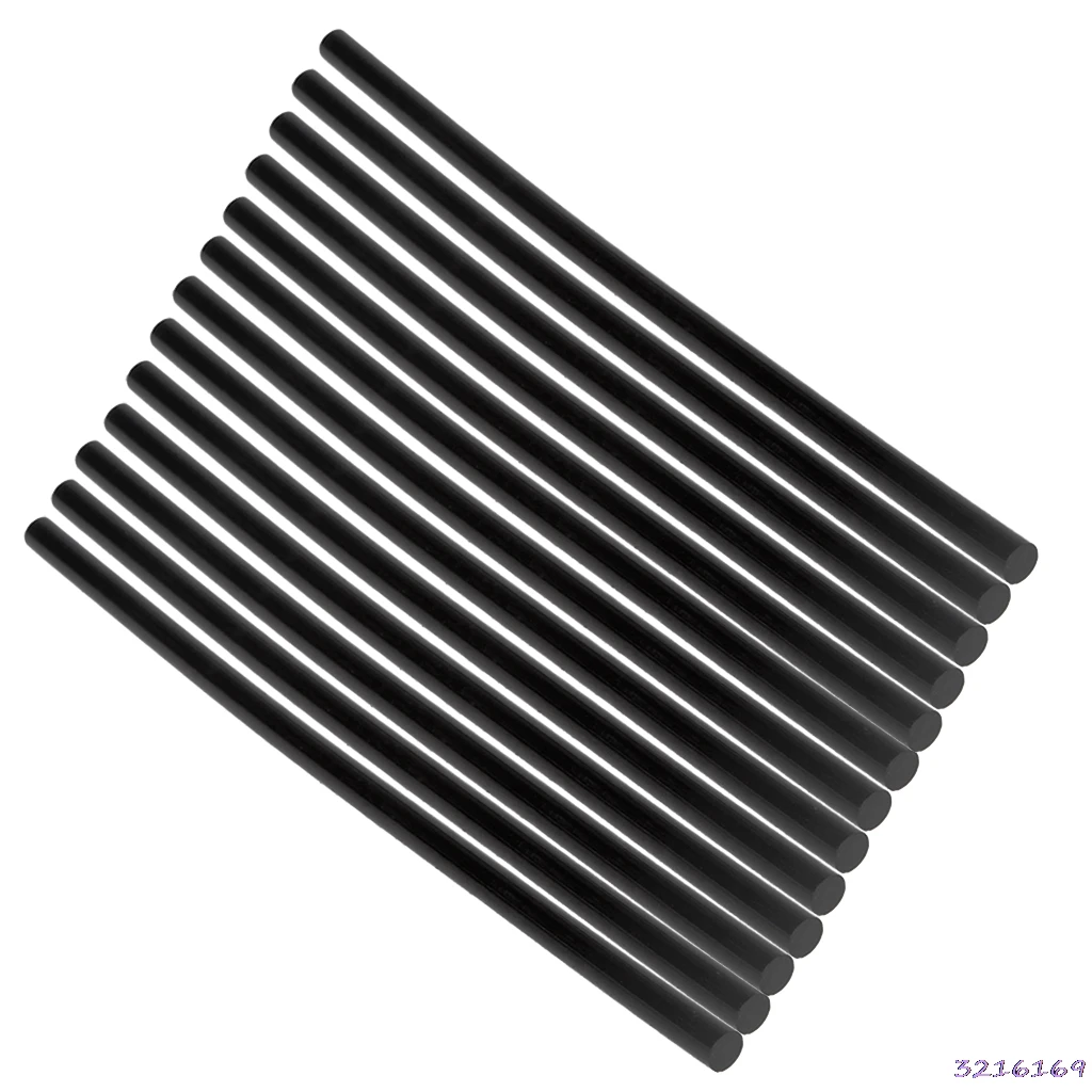 12pcs Hot Melt Glue Stick Black High Adhesive 7mm For DIY Craft Toys Repair Tool | Инструменты