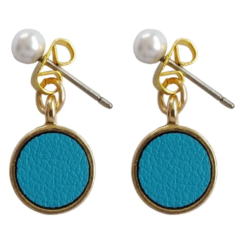 

Lovely Colorful Round Triangle Rhombus Pendant Earrings For Women Jewelry
