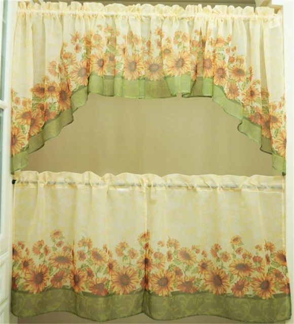 Sunflower Curtains Kitchen Interesting Decorating Ideas Sunflower Curtains Kitchen Interesting Decorating Ideas