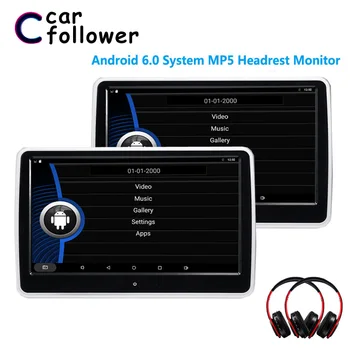 

Monitor 10.1 Inch In Car Android 6.0 Headrest IPS Touch Screen MP5 Monitor Support USB/SD/Bluetooth/Speaker/WIFI Auto DVD Player