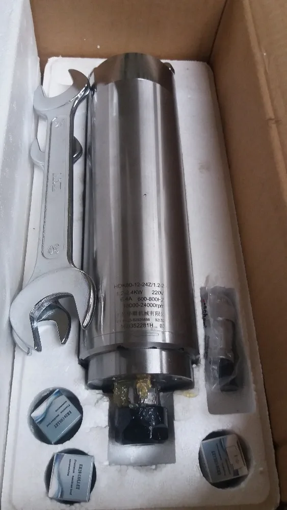 

Constant power rate spindle 1.2-2.4KW ER20 China best quality