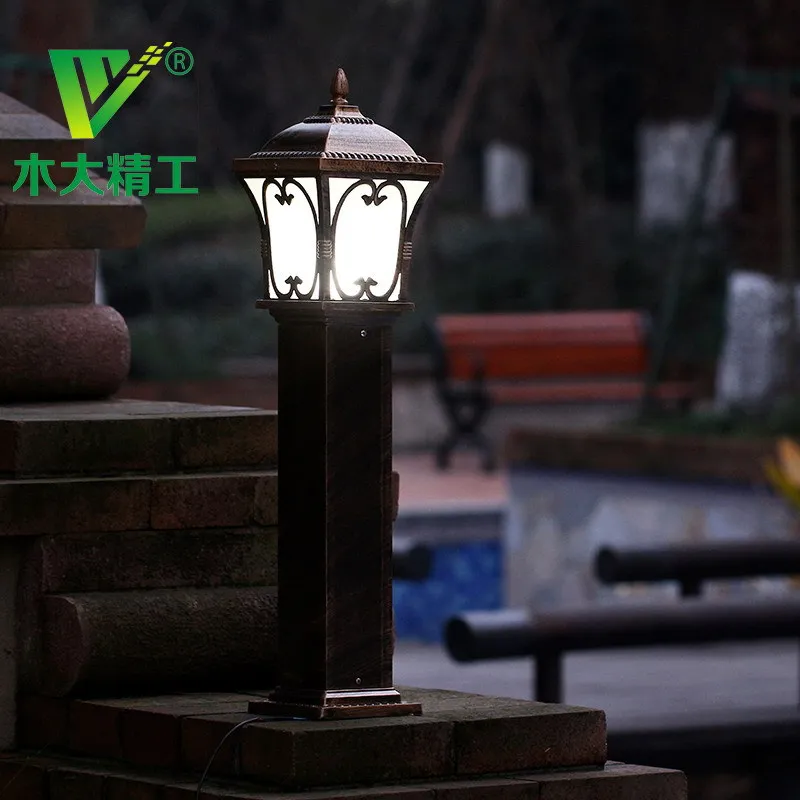 

Big wood seiko MD-213 Big solar energy Europe type restoring ancient ways European styleGarden light scene lawn lamp