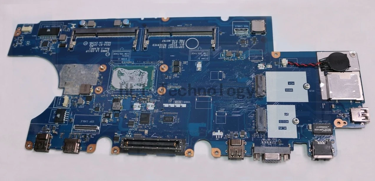 اللوحة لابتوب dell 15 E5550 CN-0K9D27 0K9D27 K9D27 I7-5600U CPU ZAM80 LA-A911P DDR3L 100% اختبار بالكامل