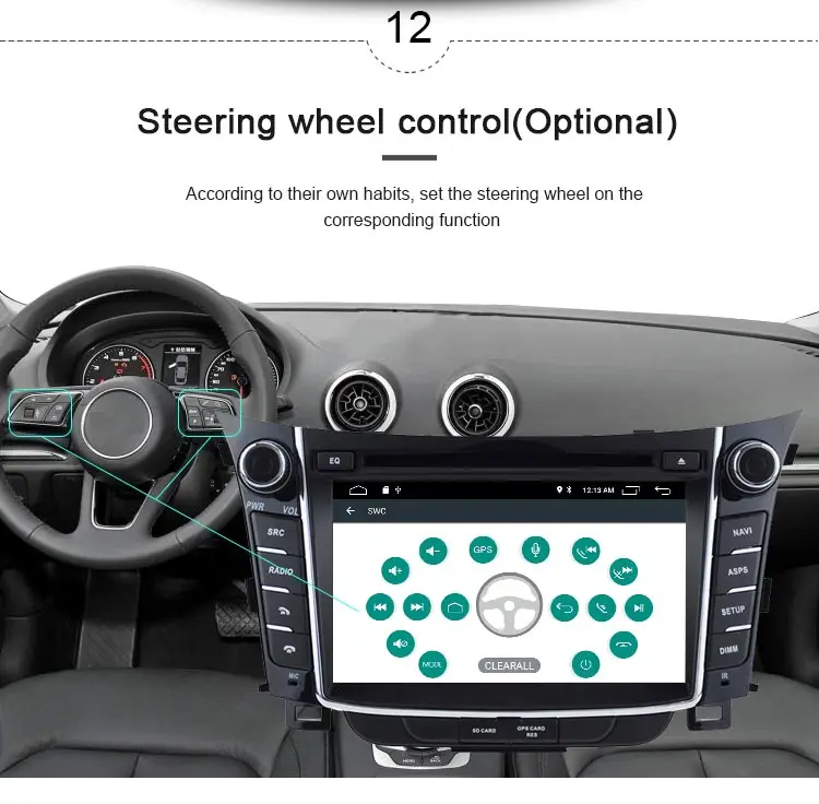 Excellent JDASTON Android 9.1 Car DVD Player For Hyundai I30 Elantra GT 2012-2017 Multimedia GPS Navigation 2 Din Car Radio Audio Stereo 13