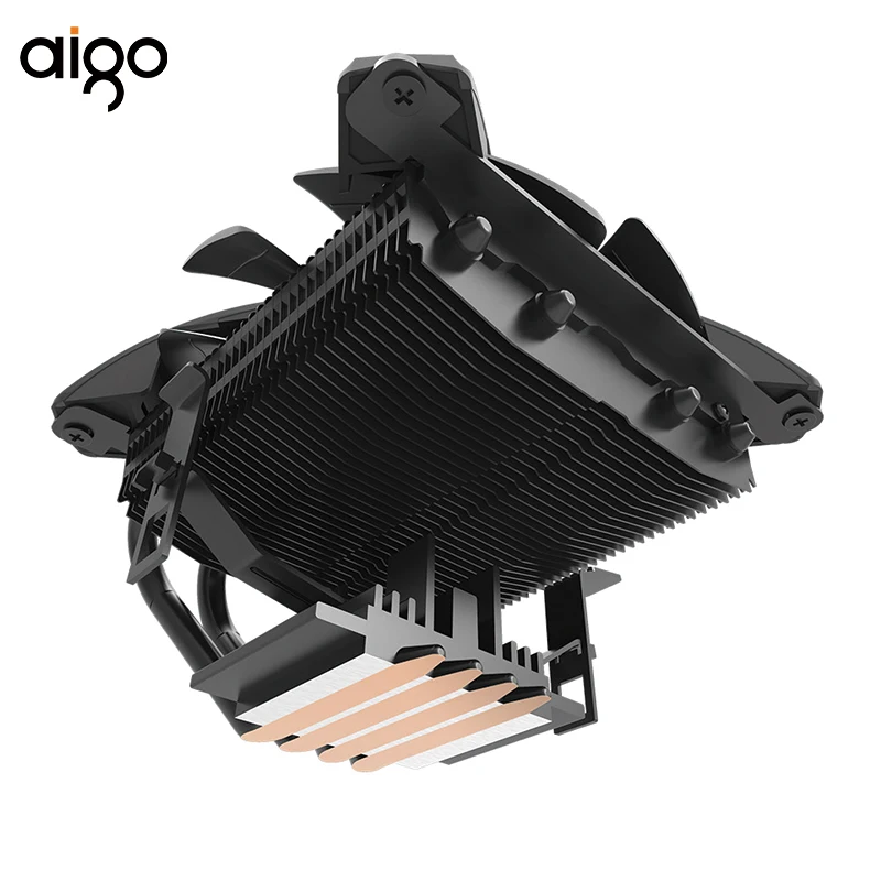 

Aigo Talon No Frame X shape RGB CPU Cooler AMD Intel PC Heatsink with 4 Heat Pipes Radiator Cooling Fan Computer CPU Air Cooler