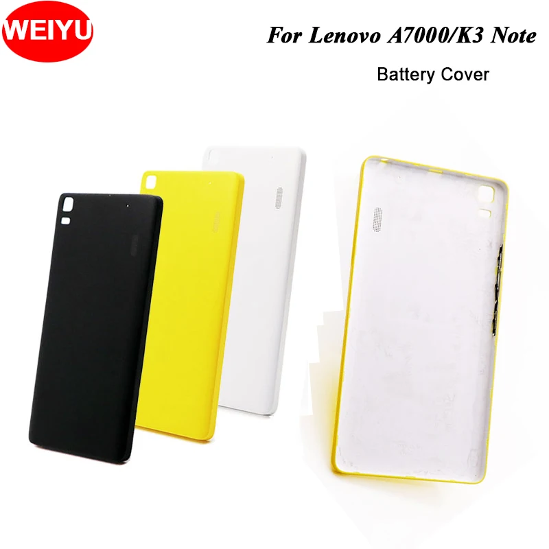 

WEIYU For Lenovo A7000 K50-T5 T3S Battery Cover Housing New Protective Back Cover for Lenovo K3 NOTE 5.5''phone Replacement Part