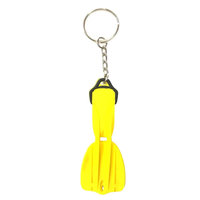 Mini Flipper Key Ring Keychain Scuba Diving Fin Shaped Key Chain
