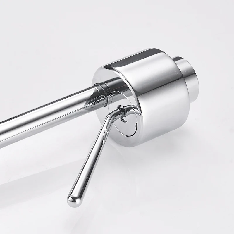 FLG Kitchen Faucets Chrome Kitchen Mixer Tap With Hot And Cold Kitchen Water Mixers Brass Sink Crane Swivel Mixer Tap FLG Kitchen Faucets Chrome Kitchen Mixer Tap With Hot And Cold Kitchen Water Mixers Brass Sink Crane Swivel Mixer Tap