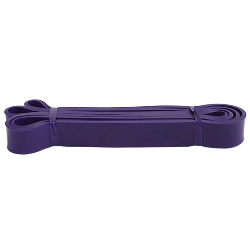 Высокое качество 85-230LB высокопрочные Эспандеры подтягивающие мышцы для бодибилдинга натуральные латексные фитнес-повязки - Цвет: Фиолетовый