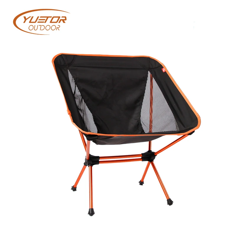  YUETOR OUTDOOR Camping Chair Portable Folding 7075 Aerospace Duralumin Fishing Beach BBQ Picnic 600