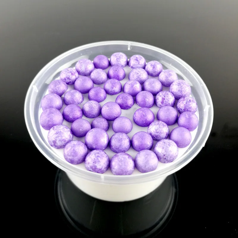 

2019 New Mud Fluffy Bead Ice Cream Slime DIY Stress Relief Children Kid Funny Toy Gift clay for slime kids toys