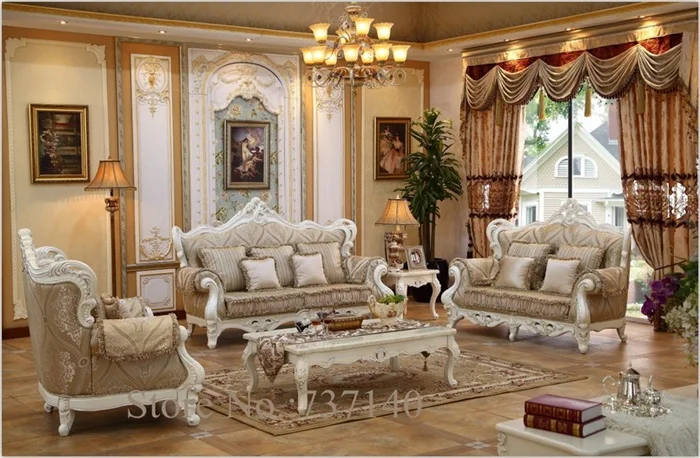 Compra talla de madera muebles de sala sofá online al por ...
