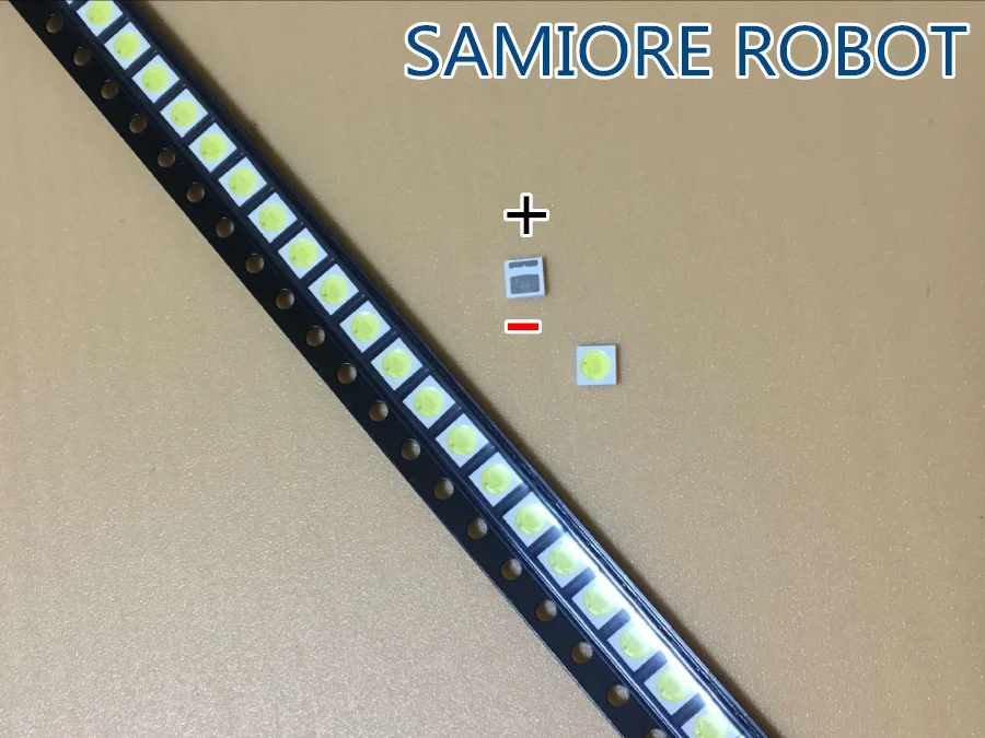 500pcs EVERLIGHT LED Backlight 1W 3030 3V Cool white 80-90LM TV Application 62-113TUN2C/S5000-00F/TR8-T | Лампы и освещение