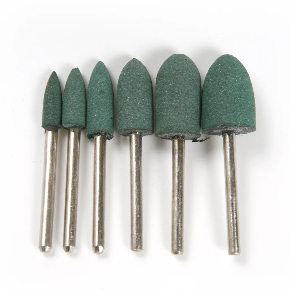 Wholesale 12Pcs Rubber Grinding Head for Metal & non metallic Abrasive