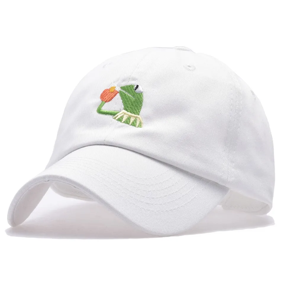 Belababy 2018 I FEEL LIKE LEBRON Kermit Embroidery Dad Snapback Baseball Cap Meme Frog Visor Hat Gorras Casquette Cotton CAP