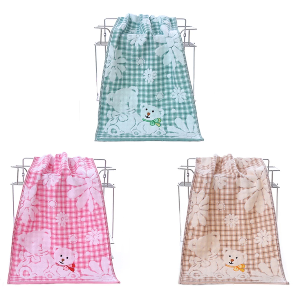 

Cartoon Bear Bath Towel Cotton Face Towel Strong Water Absorption Compressed Soft Towels