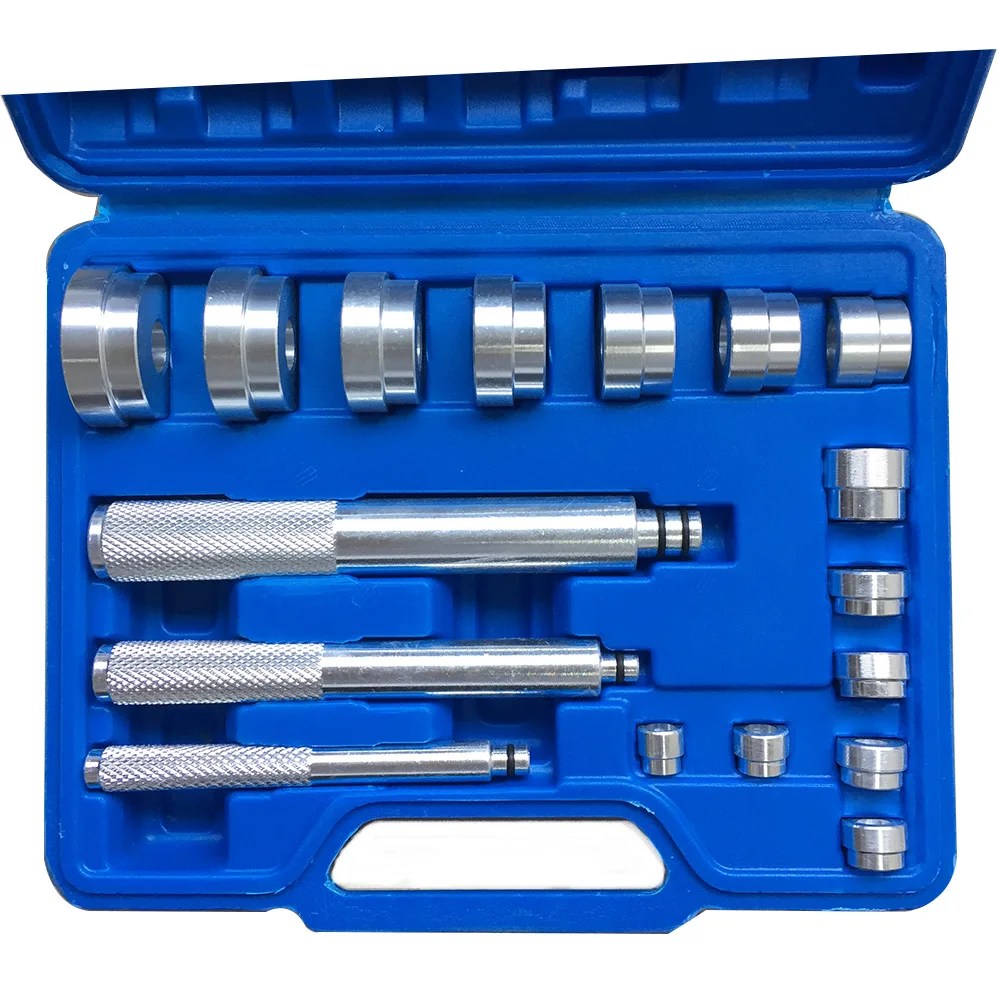 17 PCS Wheel Bearing Race Seal Bush Driver Master Tool Set Aluminum