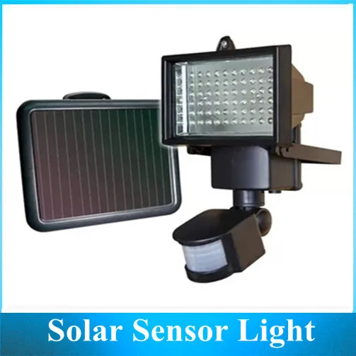 High Brightness 60LED Solar infrared Sensor Light Garden Aisle Lamp
