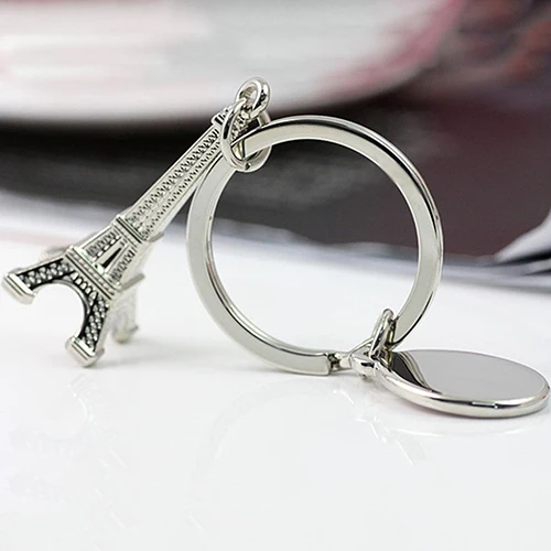 

Newest Hot Retro Mini Paris Eiffel Tower Model Pendant Keychain Keyring Keyfob Key Chain