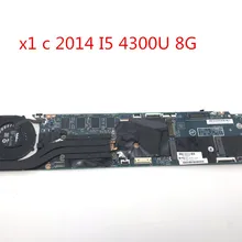 Новая материнская плата для ноутбука lenovo для Thinkpad X1 Carbon I5-4300U 8 Гб материнская плата 00HN767 12298-2 48.4ly06021 DDR3