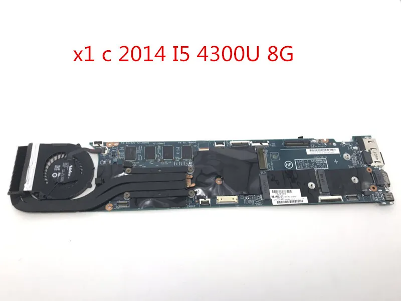 

New Laptop motherboard for Lenovo for Thinkpad X1 Carbon I5-4300U 8GB Mainboard 00HN767 12298-2 48.4LY06.021 DDR3
