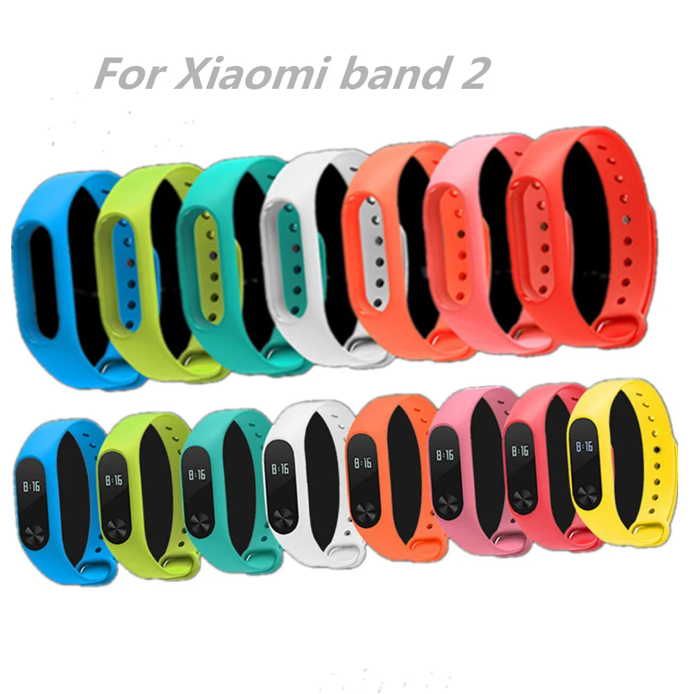 Xiaomi Mi Band 2 Silicone Wrist Strap Bracelet Double Color Replacement