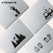 Lovely bear Laptop Partial Sticker for Apple Macbook Retina Air 11 13 15 Vinyl Decal Notebook Skin sticker for Macbook 2016 Pro
