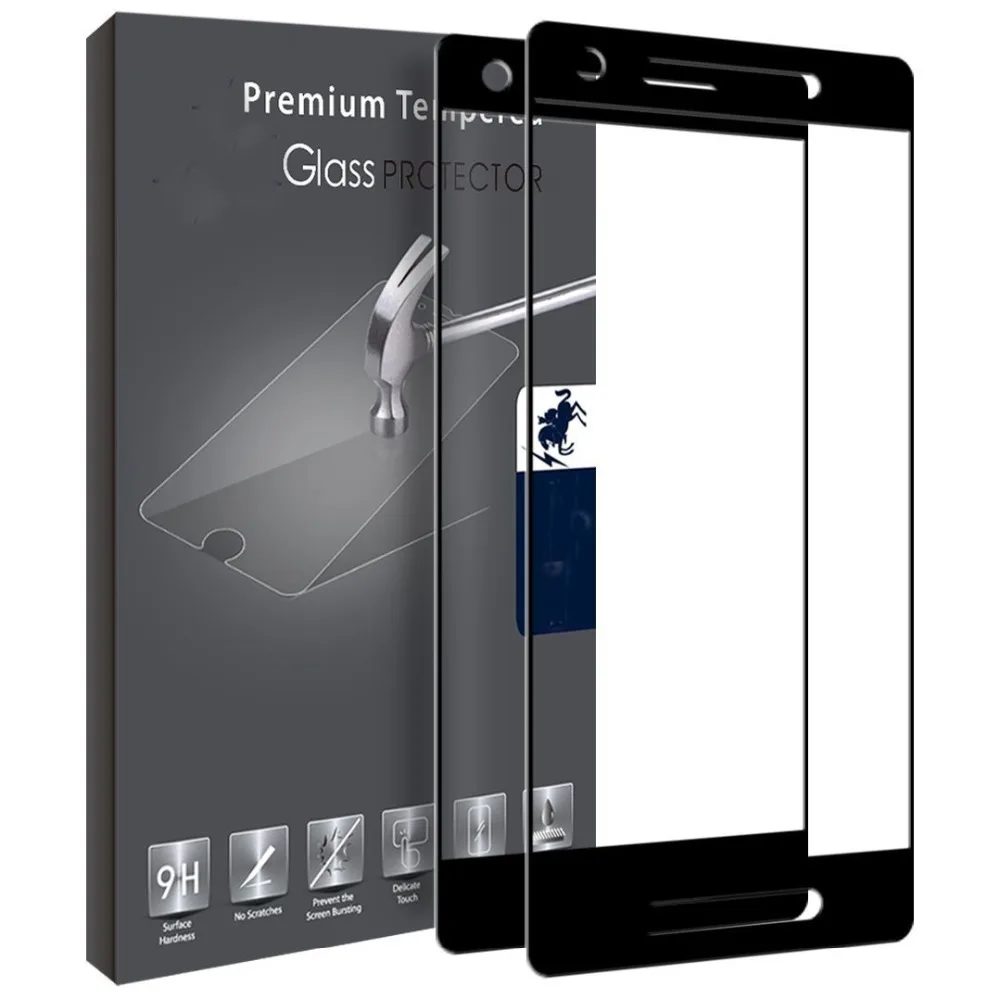 For Google Pixel 2 XL Screen Protector, Full Cover [2 PACK] Tempered