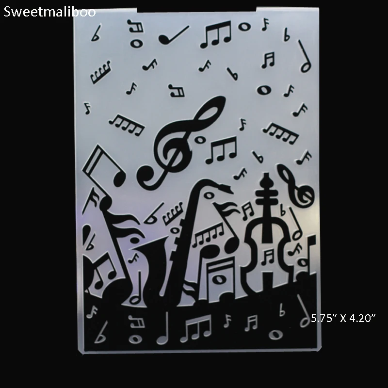EF-0062 Music Note Emossing 10