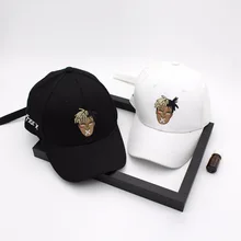 Новая бейсбольная кепка с вышитым персонажем мультфильма пара кепки в стиле хип-хоп хлопок шляпа уличная мода мужская шляпа