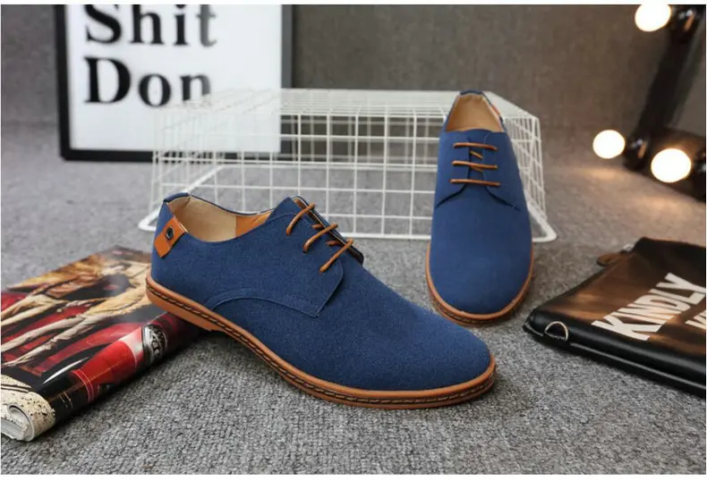 Men's Casual Shoe moccasins mens breathable men casual shoes size 48 oxford shoes for men 2018 oxfords sizes 45 46 47 48 (2)