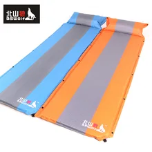 Bswolf С клеевой подушкой надувной наружный влагостойкий коврик матрас для одного человека Автоматический надувной матрас для улицы