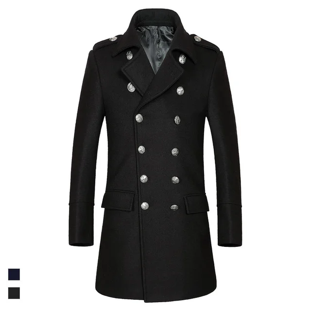NEW ! 2016 Winter clothing men Australian wool coat slim