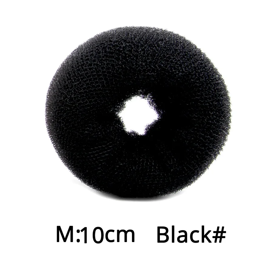 M Black Leeons французский косу волос Инструменты для укладки Diy волшебная булочка производитель волос аксессуары для Плетения КОС твист губка пончик булочка производитель прическа коричневый - Цвет: M Black